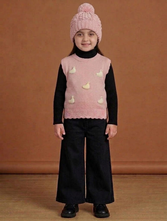 Imported knitted duck sweater