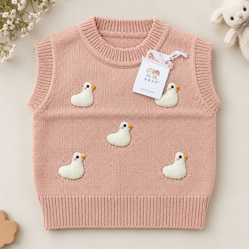 Imported knitted duck sweater
