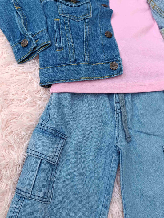 3pcs Denim